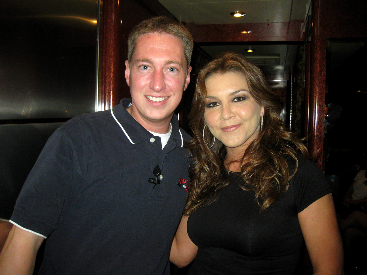 Gretchen Wilson hangs with WPOC/Baltimore's Justin Cole