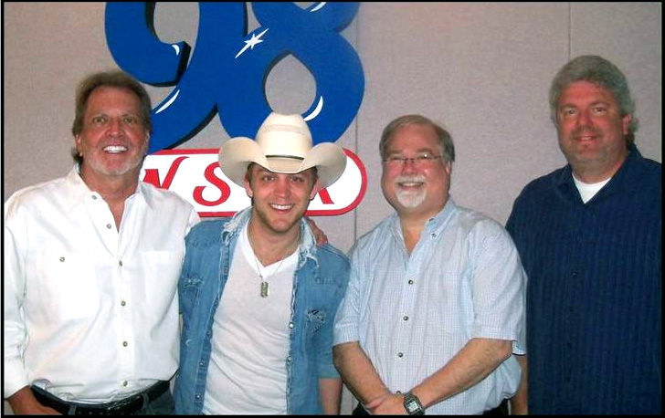 Justin Moore stops by WSIX/Nashville