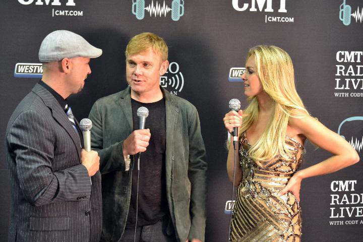 Cody Alan with Laura Bell Bundy and  Ricky Schroder