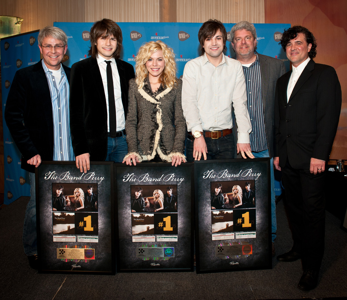 The Band Perry celebrates first #1