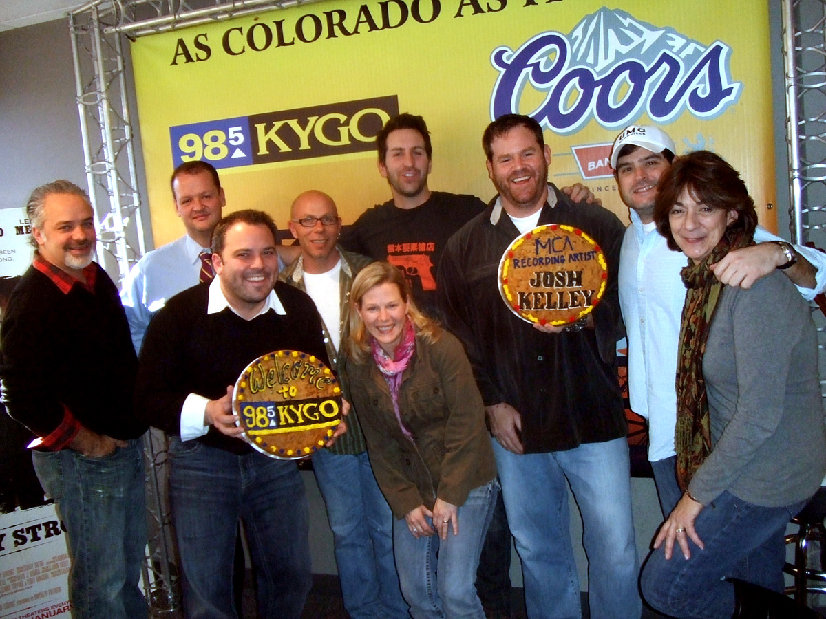 Josh Kelley visits KYGO/Denver