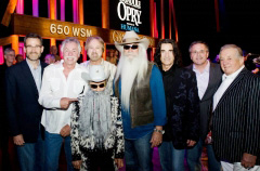 Oak Ridge Boys celebrate their induction into the Grand Ole Opry