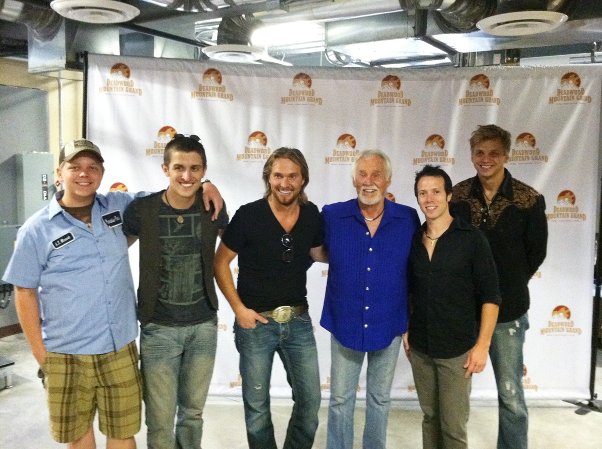 Glen Templeton mets up with Kenny Rogers