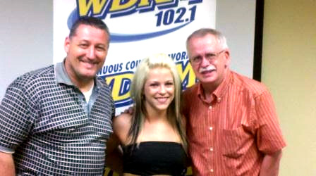 Jessica Ridley stops by WDRM/Huntsville