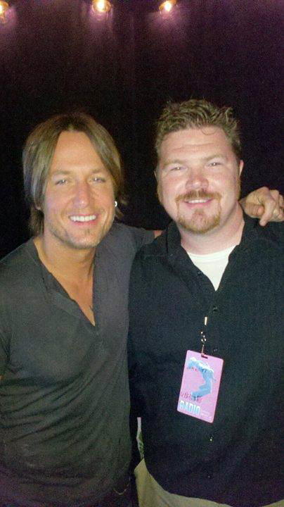 WNYR's Josh Brandon hangs out with Keith Urban