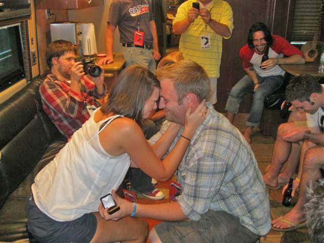WPAW/Greensboro's CLAY JD WALKER proposes to girlfriend 