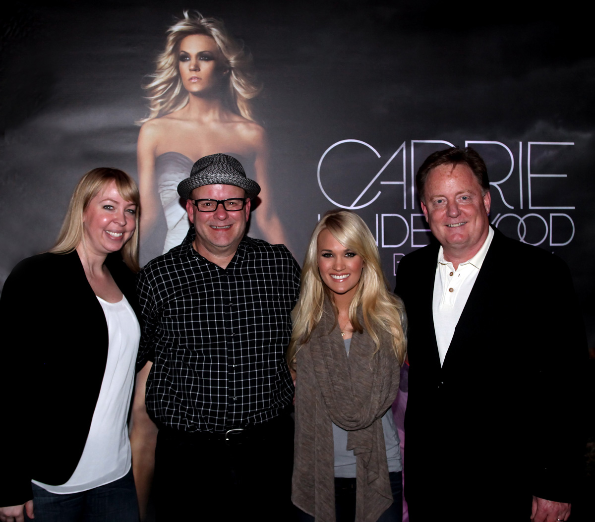Carrie Underwood hosts listening party