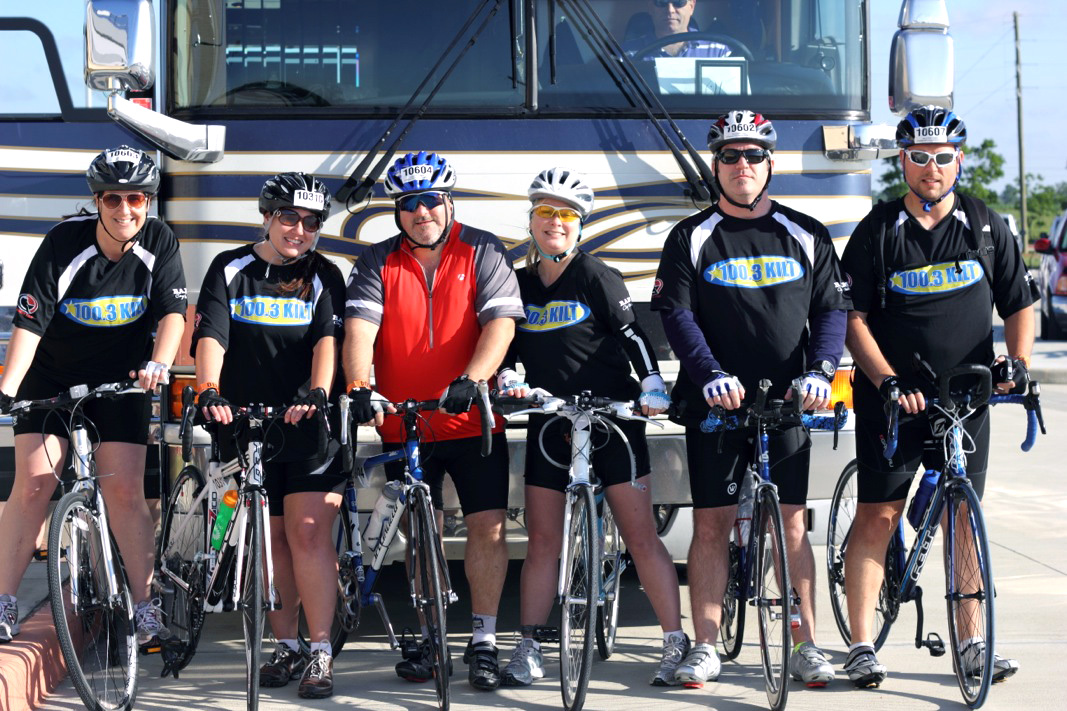 Curb and KILT staffers participate in MS 150 bike ride
