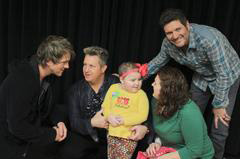 Rascal Flatts hosted a Halloween performance for patients and their families at Monroe Carell Jr. Children's Hospital at Vanderbilt 
