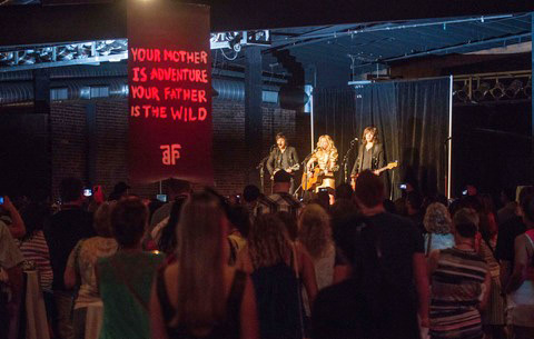 The Band Perry performs for their fans
