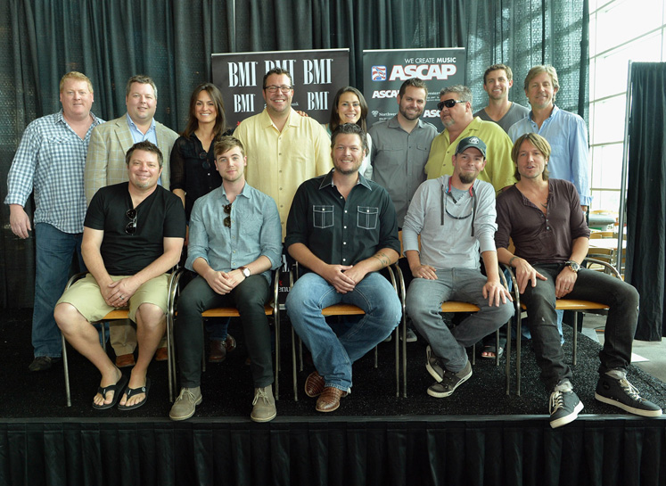 BMI recently celebrated two number one hits with Warner Music Nashville artist Blake Shelton 