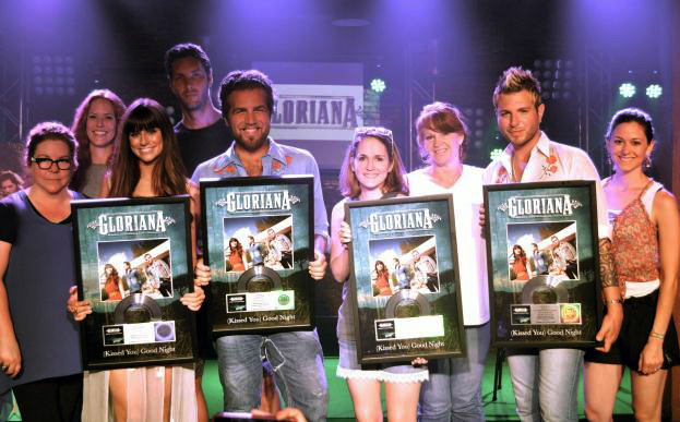 Gloriana recently celebrated their first platinum single 