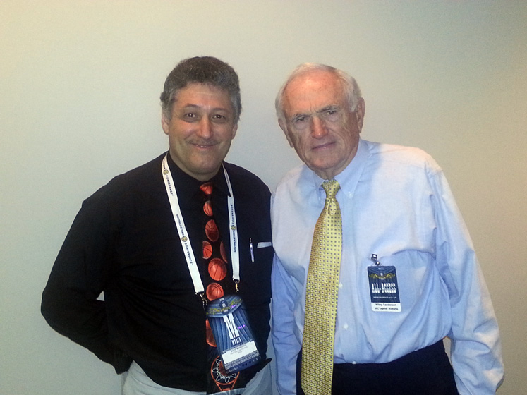 basketball  coach Wimp Sanderson at the SEC basketball tournament in Nashville.