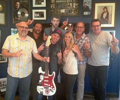 Warner Music Nashville celebrated two #1 milestones recently