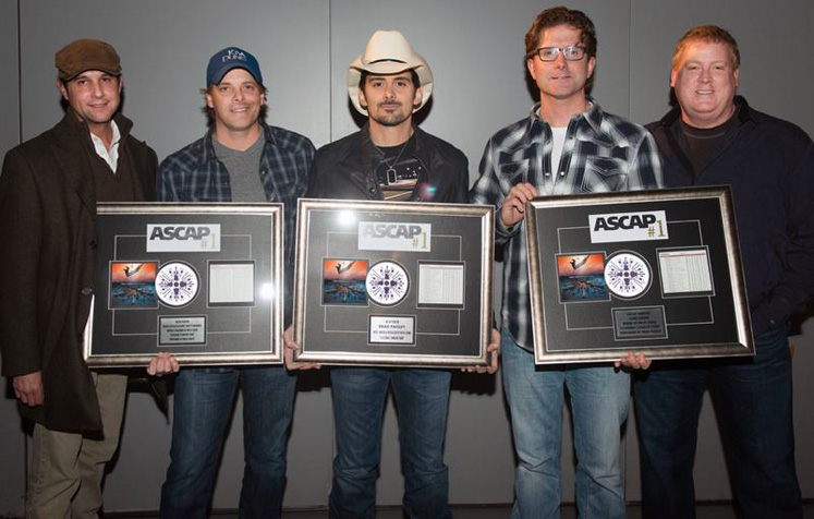 ASCAP staffers hang out with Brad Paisley
