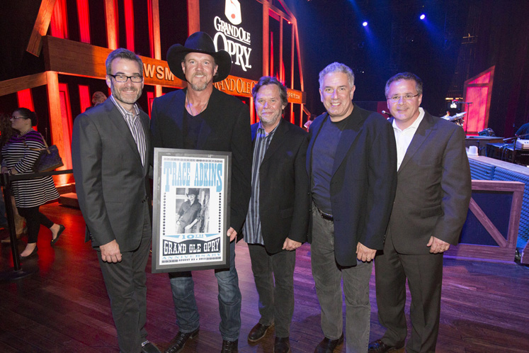 Trace Adkins celebrated his 10th anniversary with the Grand Ole Opry