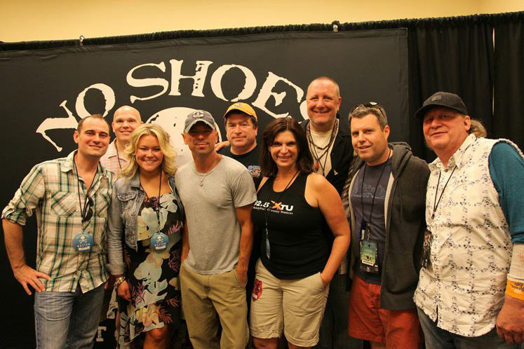 Kenny Chesney with programmers
