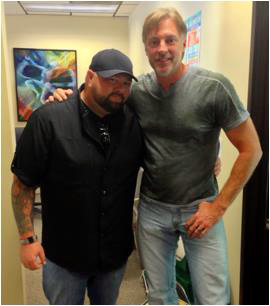 Joe Bachman and Darryl Worley visit Pepsi Gult Coast Jam HQ
