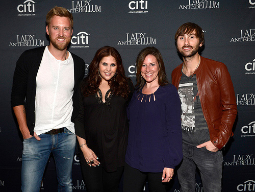 Lady Antebellum performed a release show
