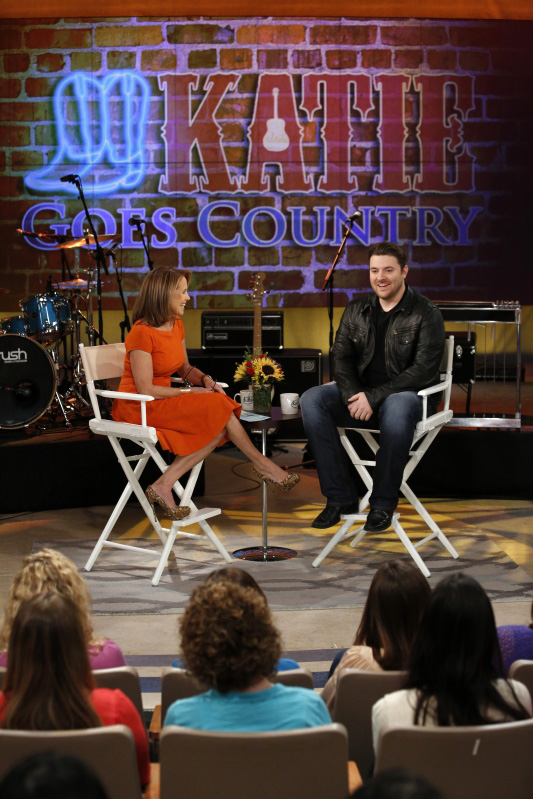 Katie Couric welcomes Chris Young to her show