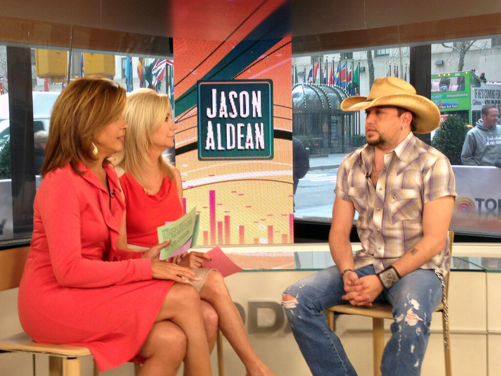 The Today how welcomes Jason Aldean 