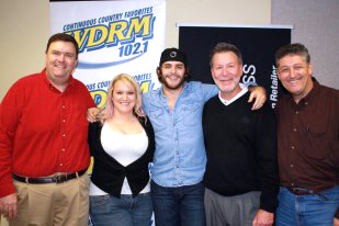 Thomas Rhett performs at WDRM's Client Open House.
