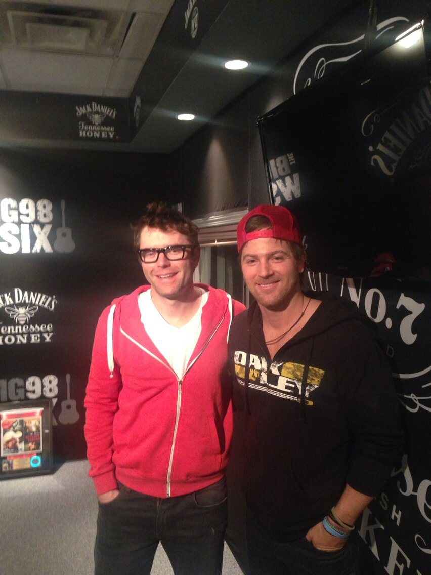 Kip Moore stops by "The Bobby Bones" show 