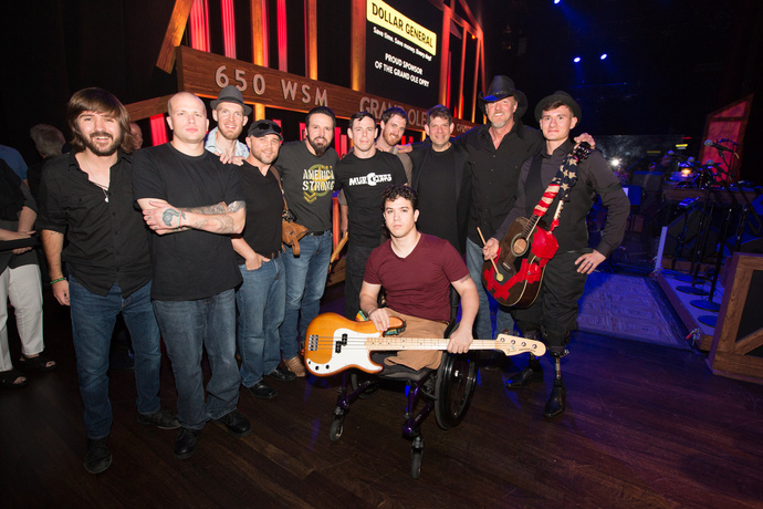 The Grand Ole Opry, USO, 75th Anniversary Concert Tour, Trace Adkins, Middle East, Europe, Mark Wills, Wheelhouse Records, MusiCorps Wounded Warrior Band
