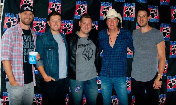 Chase Rice, David Lee Murphy, Scotty McCreery, Russell Dickerson