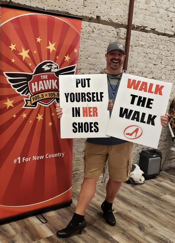 Riverbend Communications, KTHK, The Hawk, Walk A Mile In Her Shoes