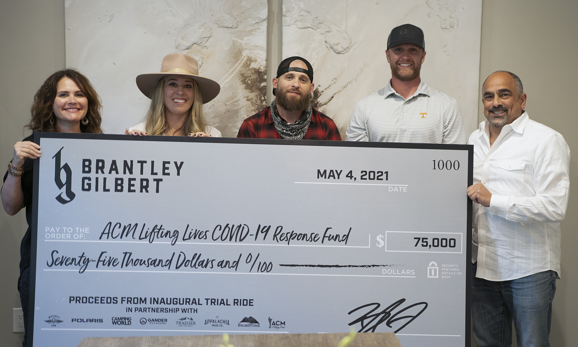 The Valory Music Co., Brantley Gilbert, The Academy of Country Music, ACM Lifting Lives 