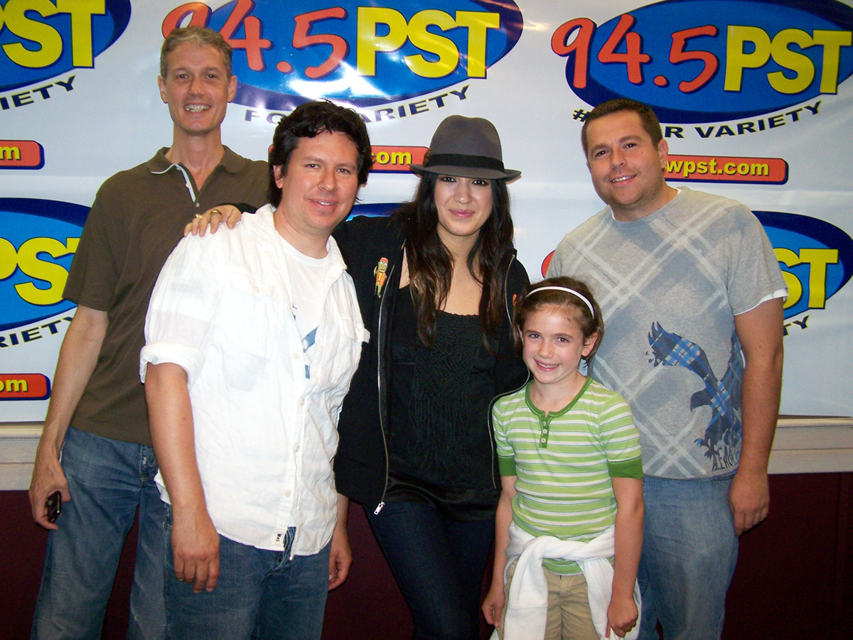 Michelle Branch stopped by WPST/Trenton