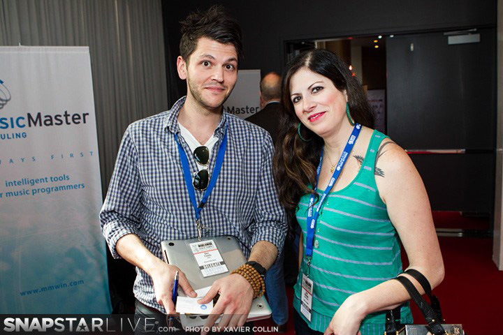 KROQ's Lisa Worden with Benner Fields at WWRS