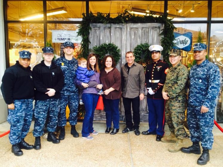 WRVR, 104.5 The River, Mike & Mandy, Toys For Tots, U.S. Marine Corps, 