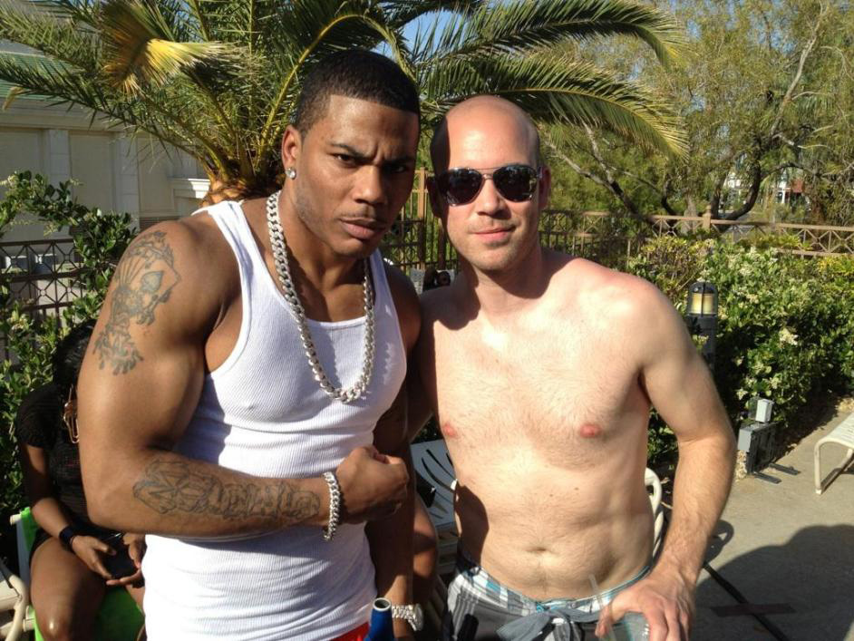 Nelly hangs with G105's Brody