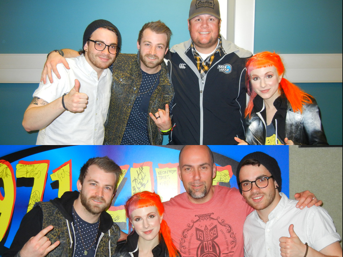 Paramore on radio tour
