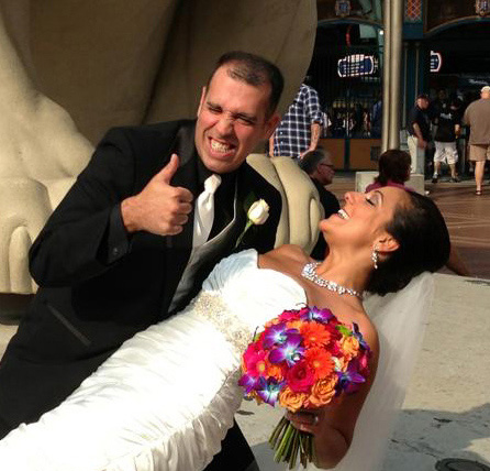 WNVZ's Nick Taylor and his new wife