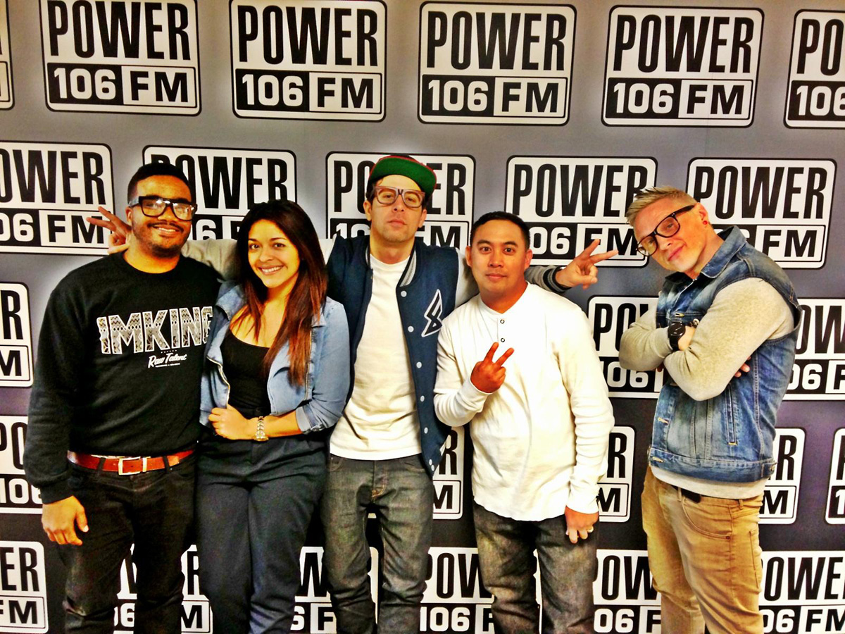 The DCYC boys made a quick stop by Power 106