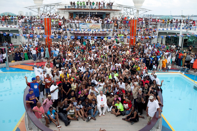 Tom Joyner and others on annual Cruise