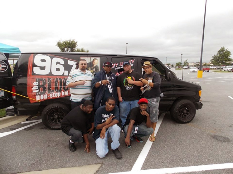 The Block crew doing our thing pictured!

