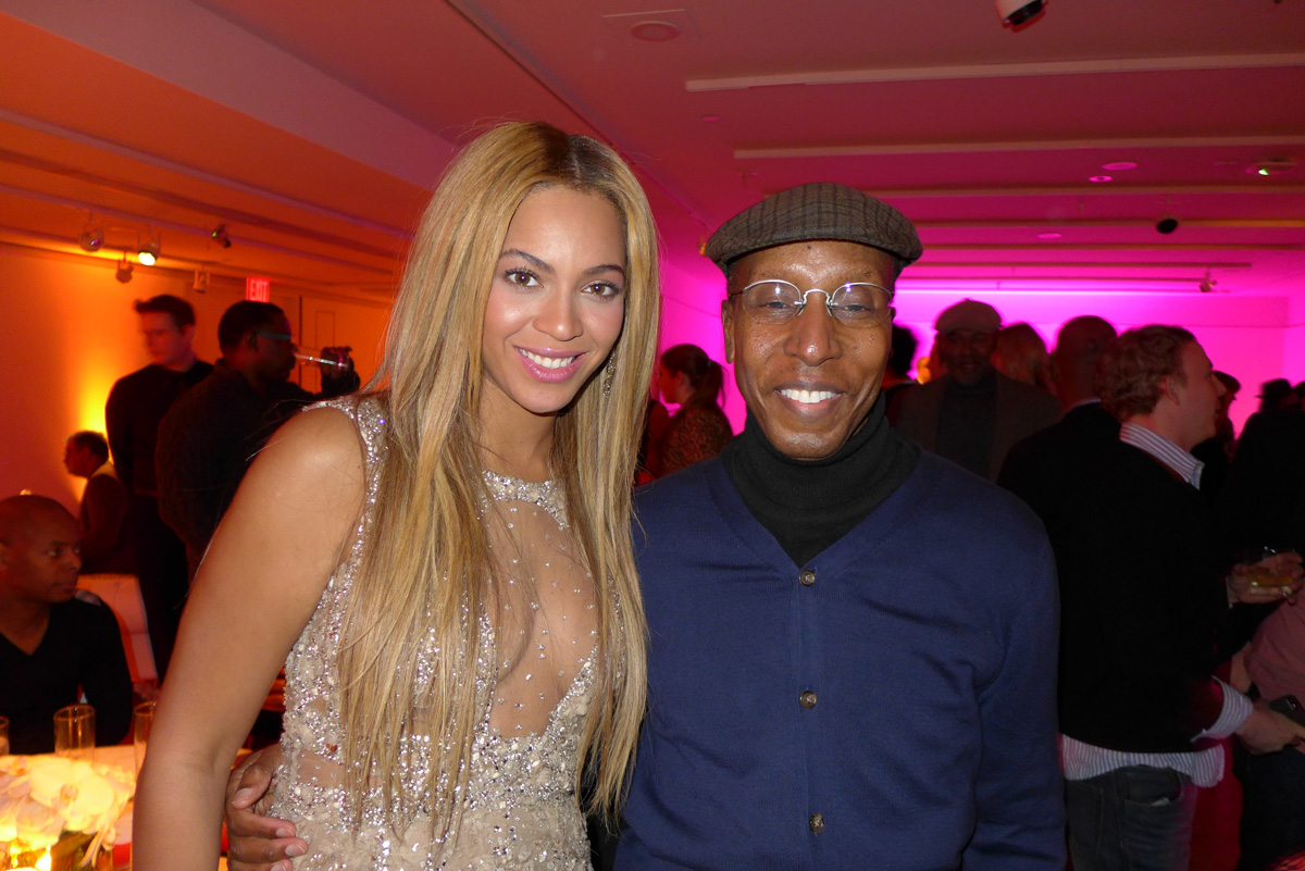 This is consultant Tony Gray and Beyonce when she appeared recently in Chicago.