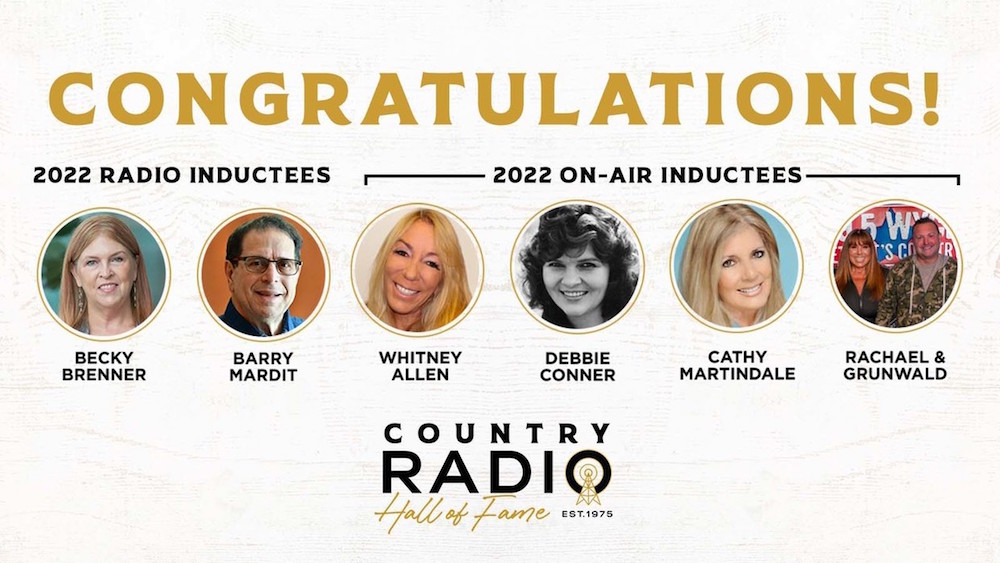 Six New Country Radio Hall Of Fame Inductees Revealed At CRS